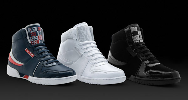 fila high ankle sneakers